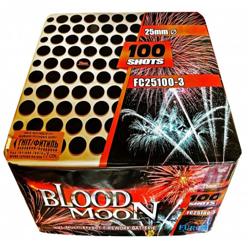 Фейерверк Blood Moon FC25100-3 на 100 выстрелов