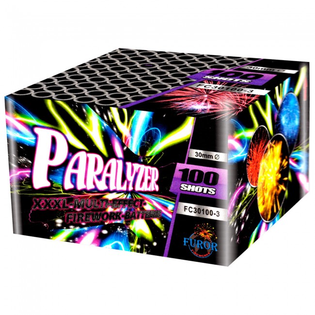 Феєрверк Paralyzer FC30100-3 на 100 пострілів